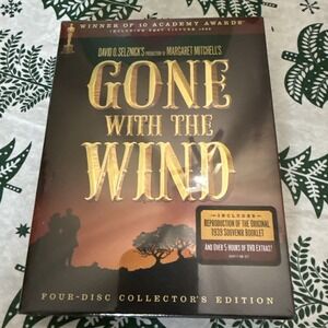 Gone With The Wind (1939, 4-Disc Collector's Edition) Brand New.